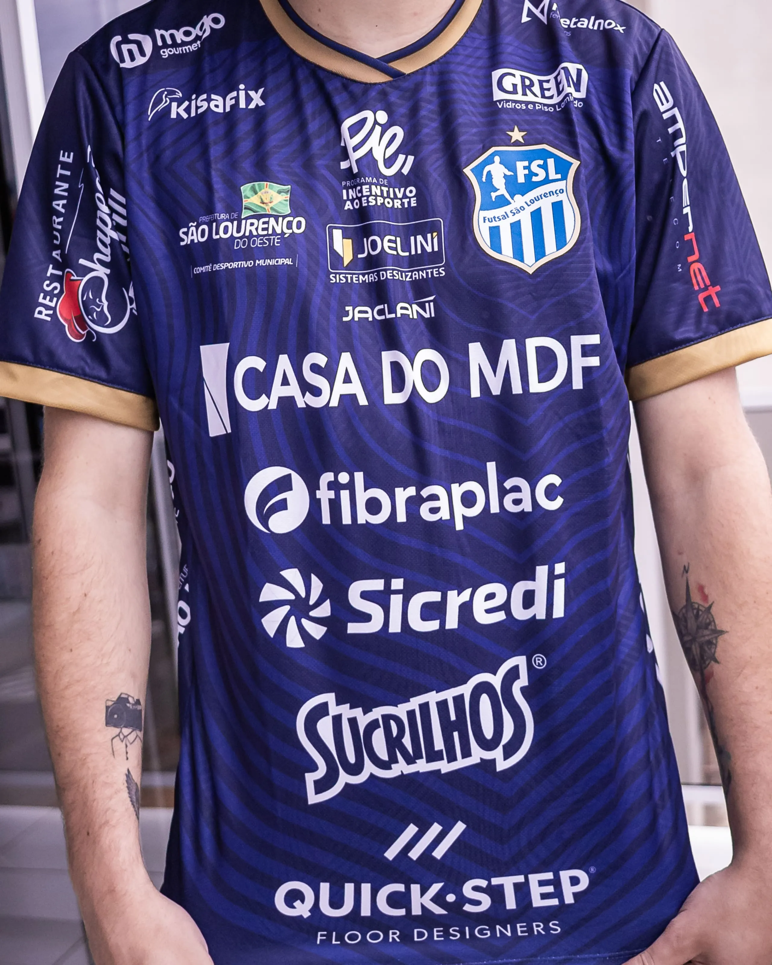 Camisa Oficial do FSL Azul