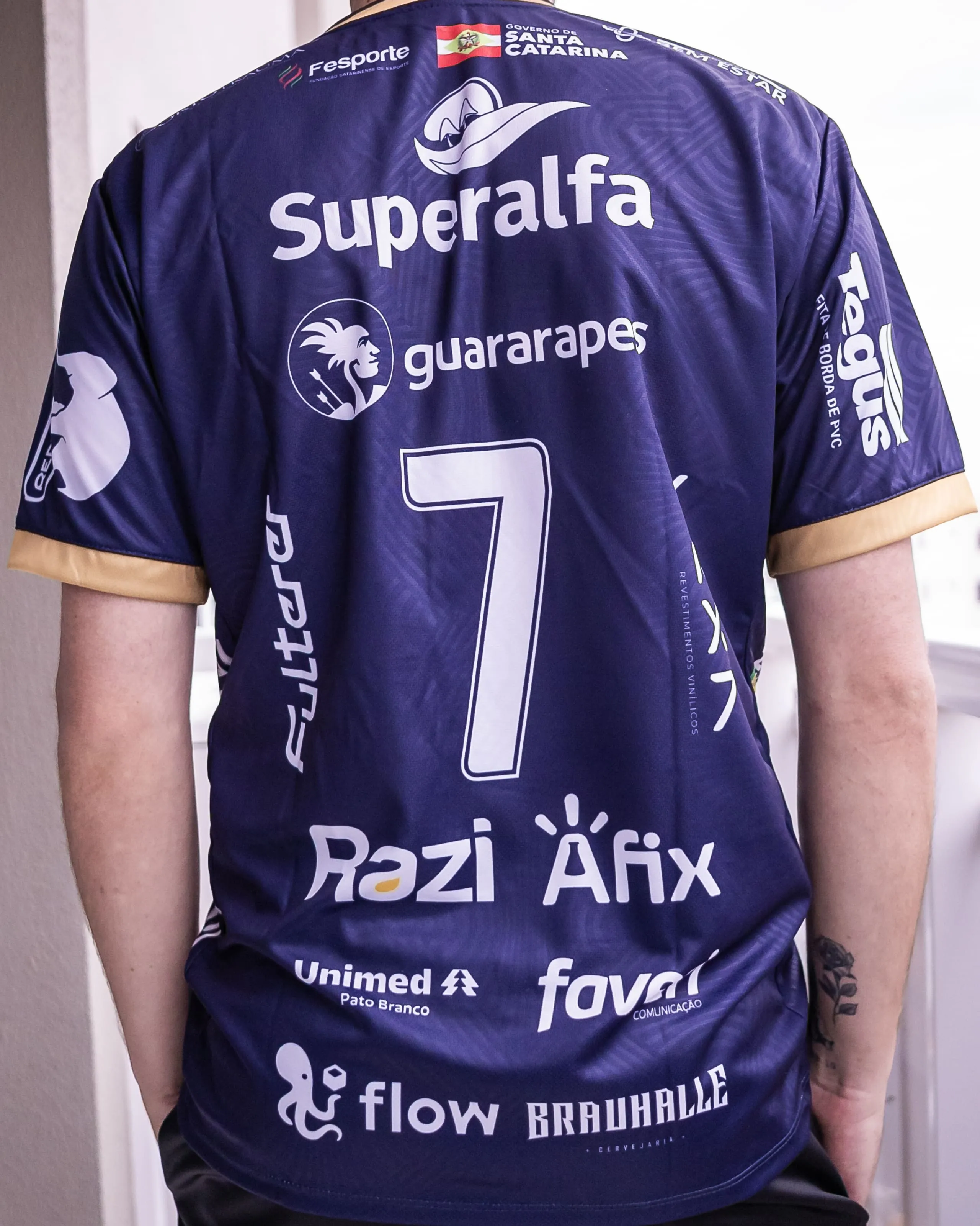 Camisa Oficial do FSL Azul