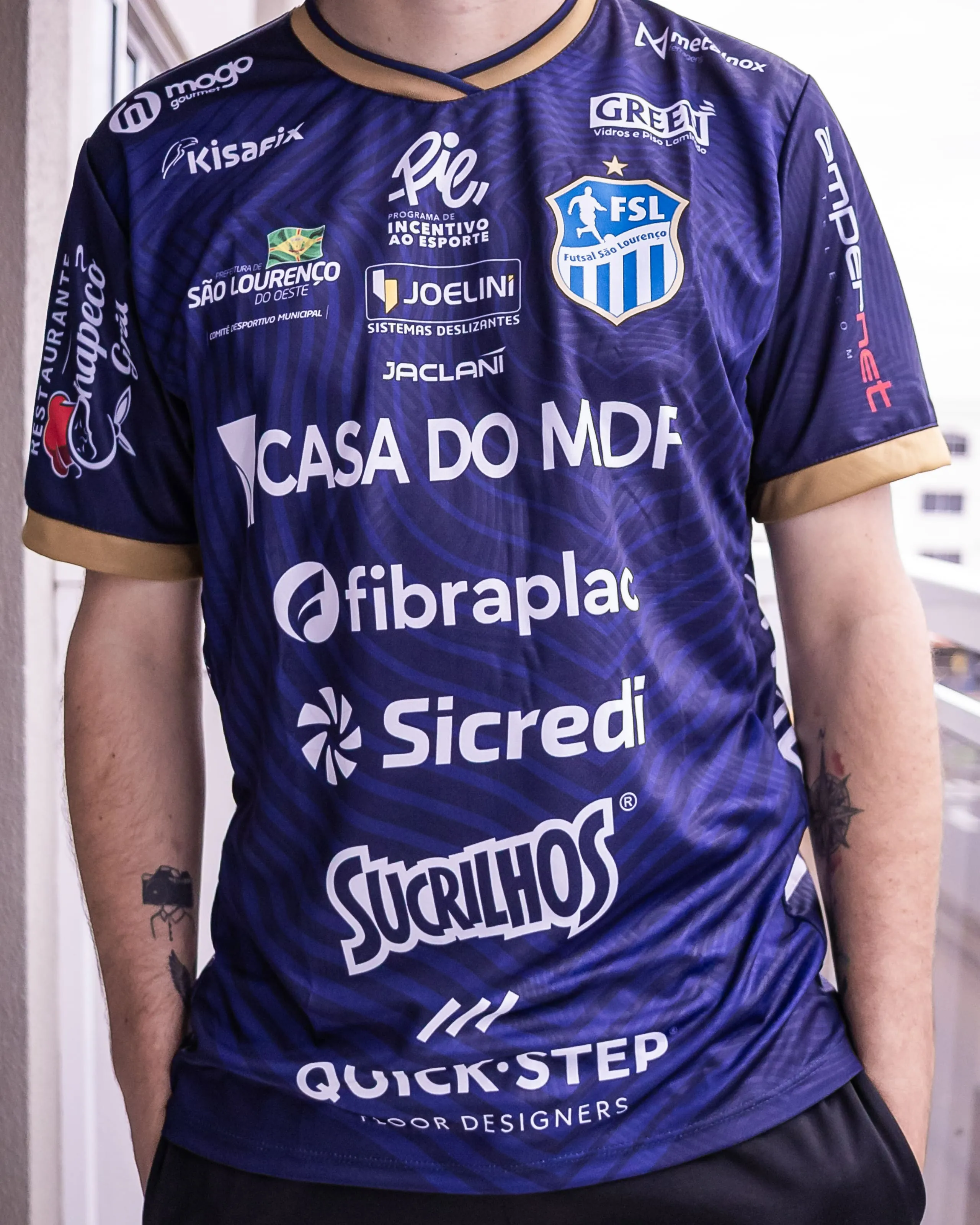 Camisa Oficial do FSL Azul