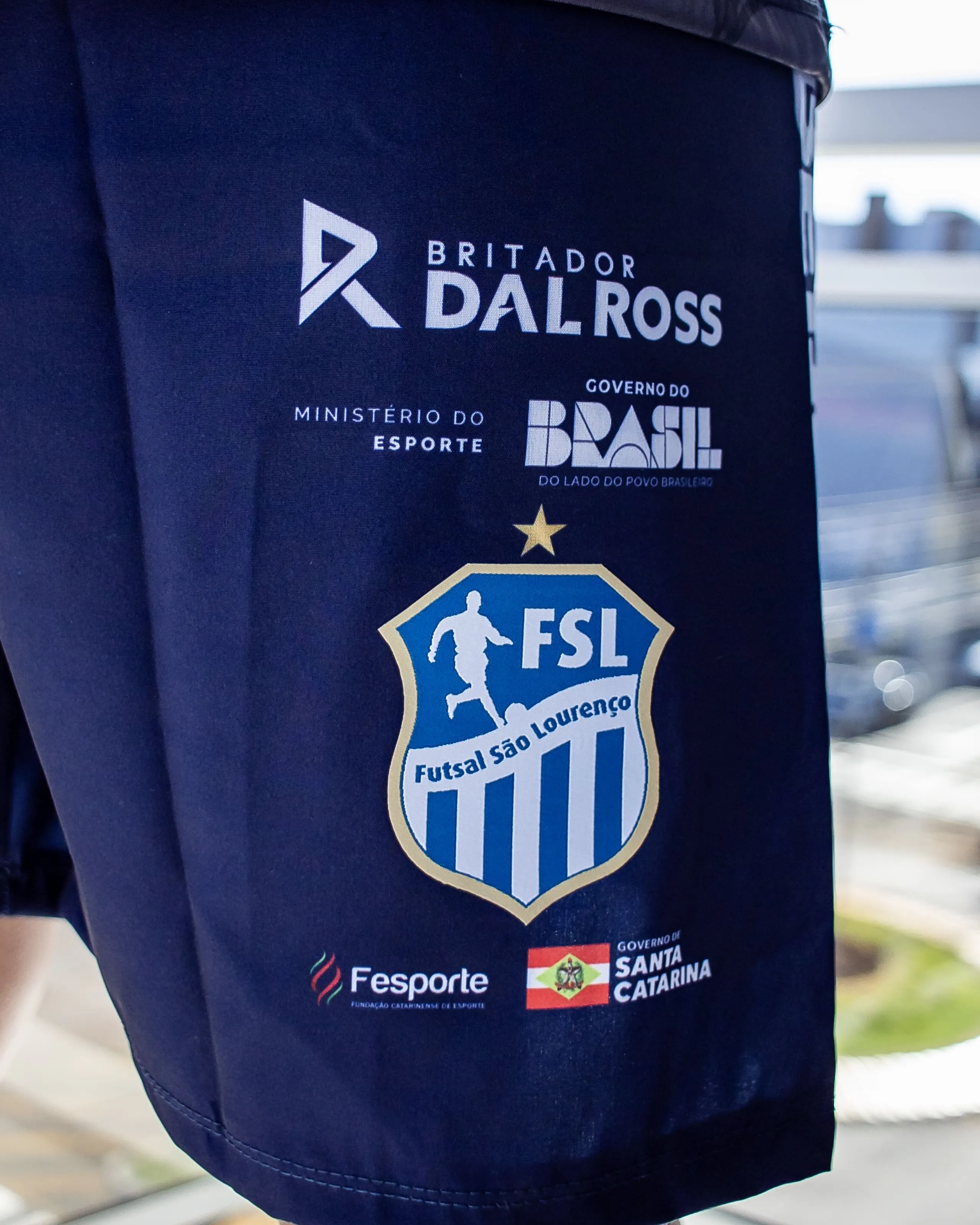 Calção Oficial do FSL Azul