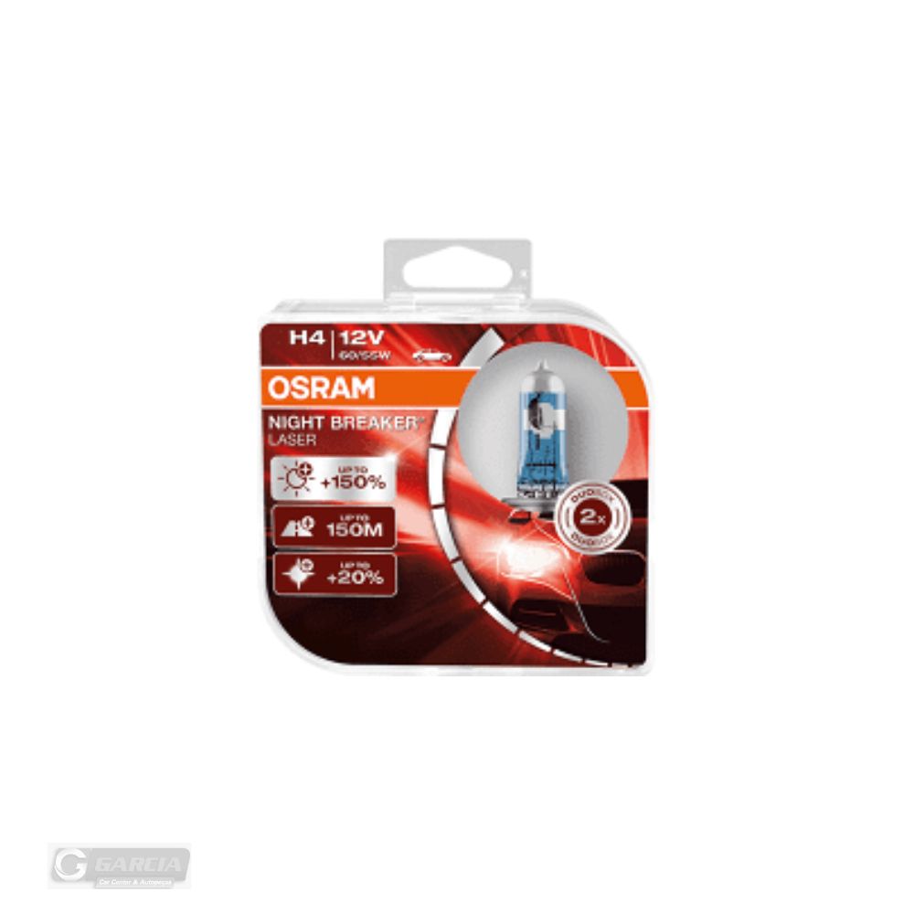 LAMPADA H4 OSRAM NIGHT BRAKER LASER +150%
