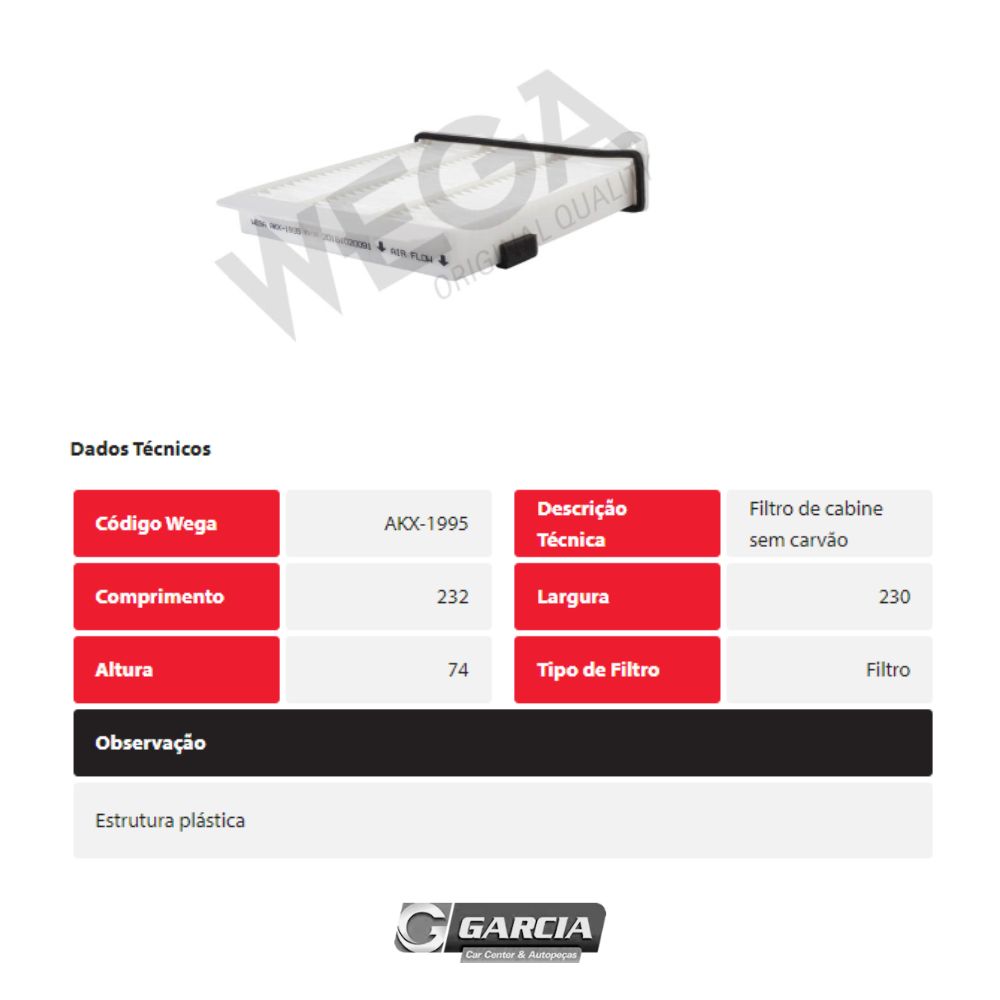 Filtro Ar Condicionado L200 Airtrek Grandis Lancer Pajero Dakar