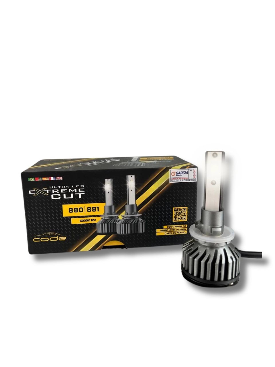 Kit Lâmpada Par Ultra Led Extreme Cut 6000k 12v