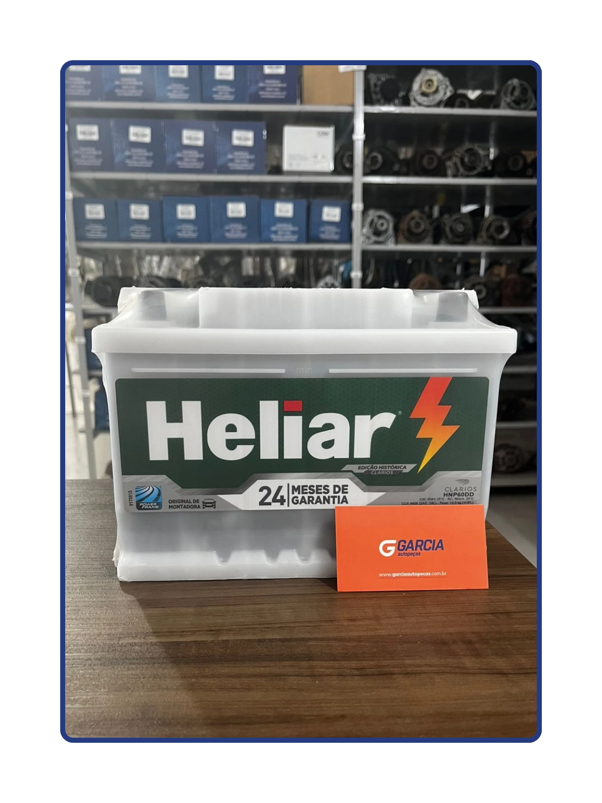 Bateria Heliar 60A