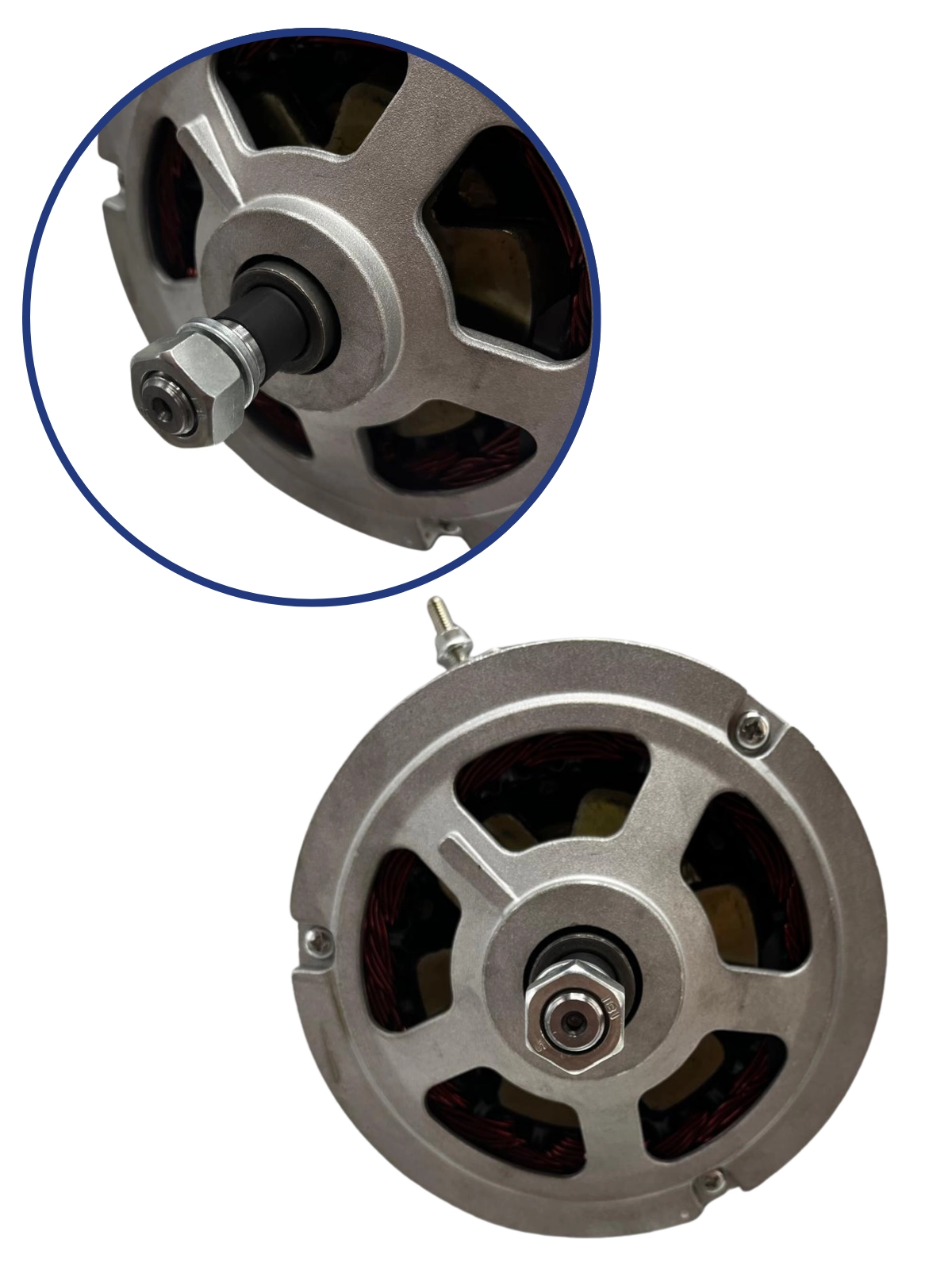 Alternador para VW Fusca, Brasília e Kombi 12V 75A 