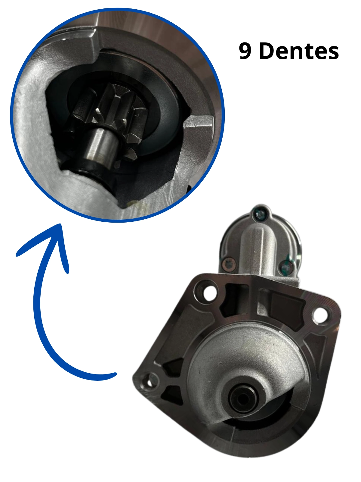 Motor De Partida Cht Vw Gol, Saveiro, Ford Escort 9000082065