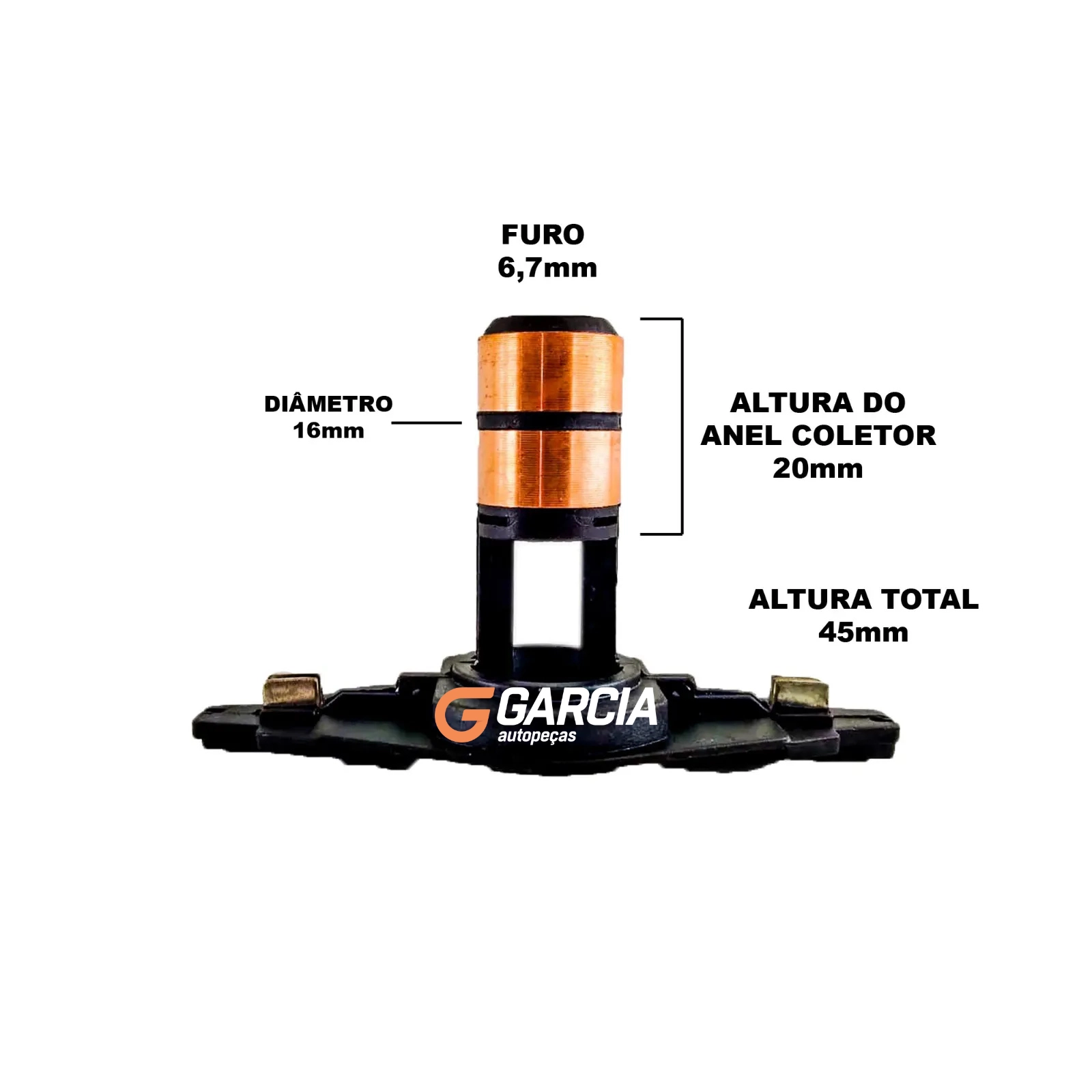 Kit 20 Anel Coletor Bosch G3 - G5 Valeo E Magneti Marelli