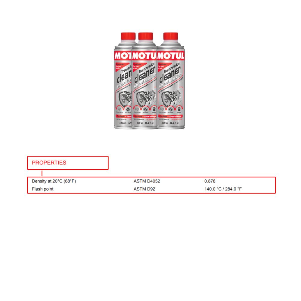 ADITIVO MOTUL TRANSMISSION CLEAN 500ML
