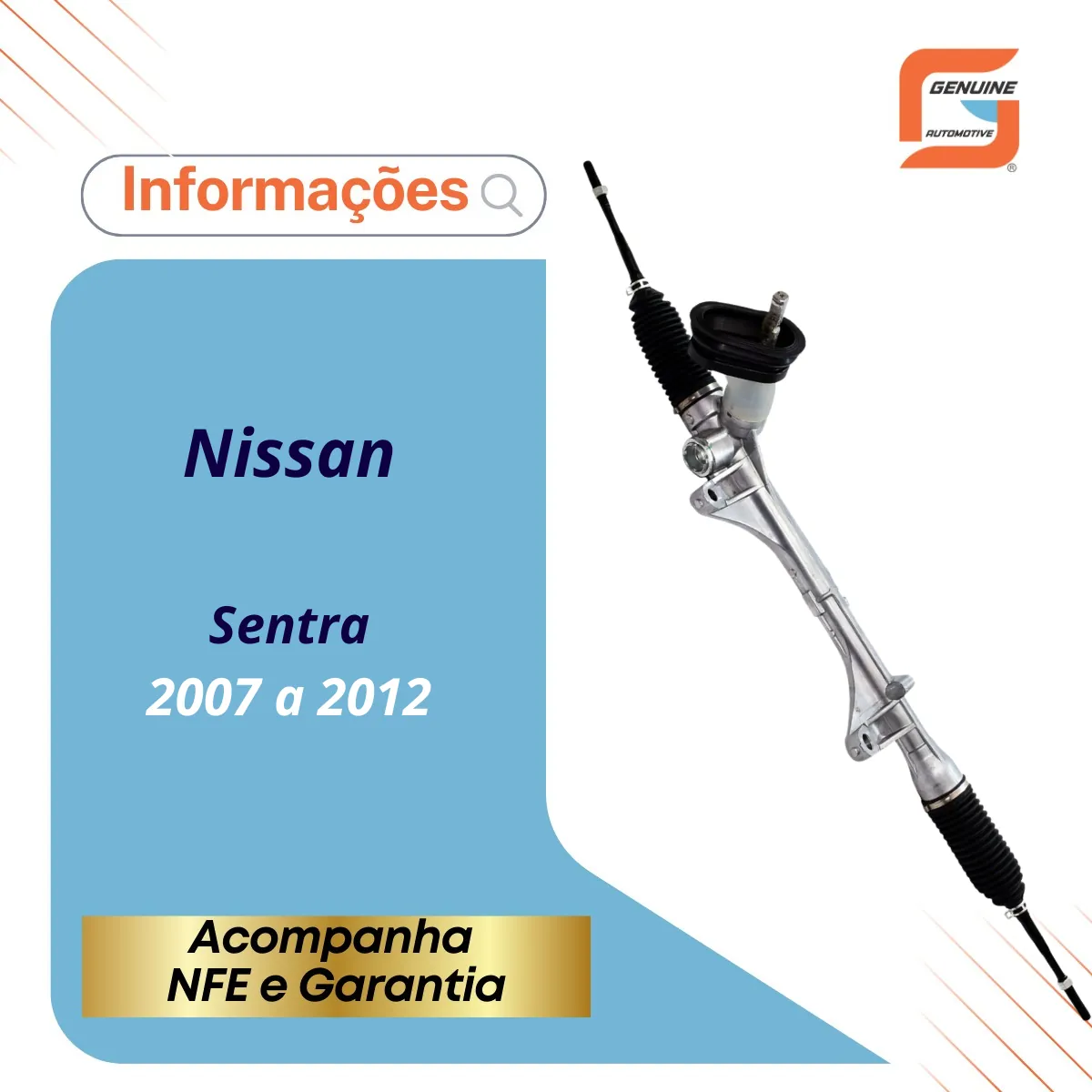 Caixa Setor Mecânica Elétrica Nova Nissan Sentra 2007 a 2012