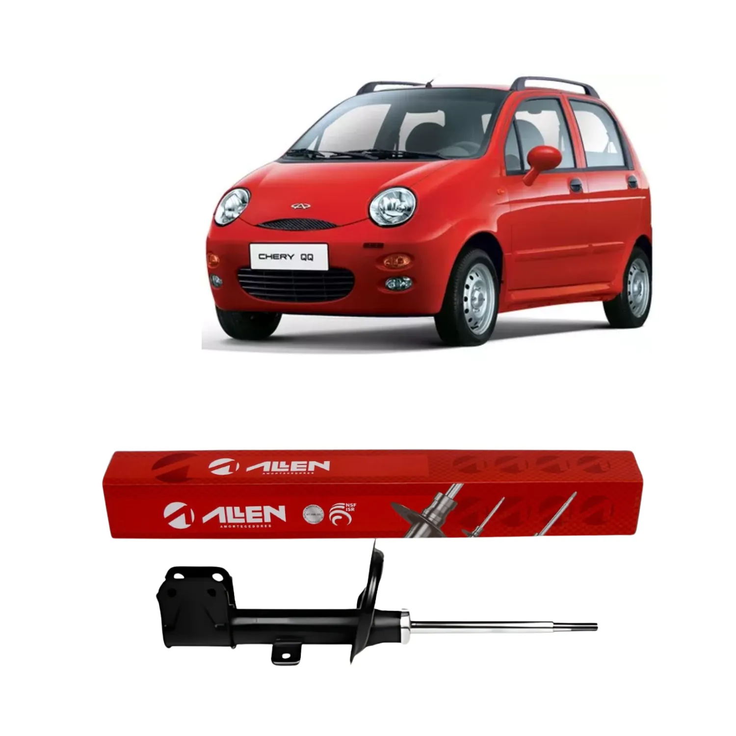 Amortecedor A Gás Dianteiro Esquerdo Chery QQ 2011 a 2015