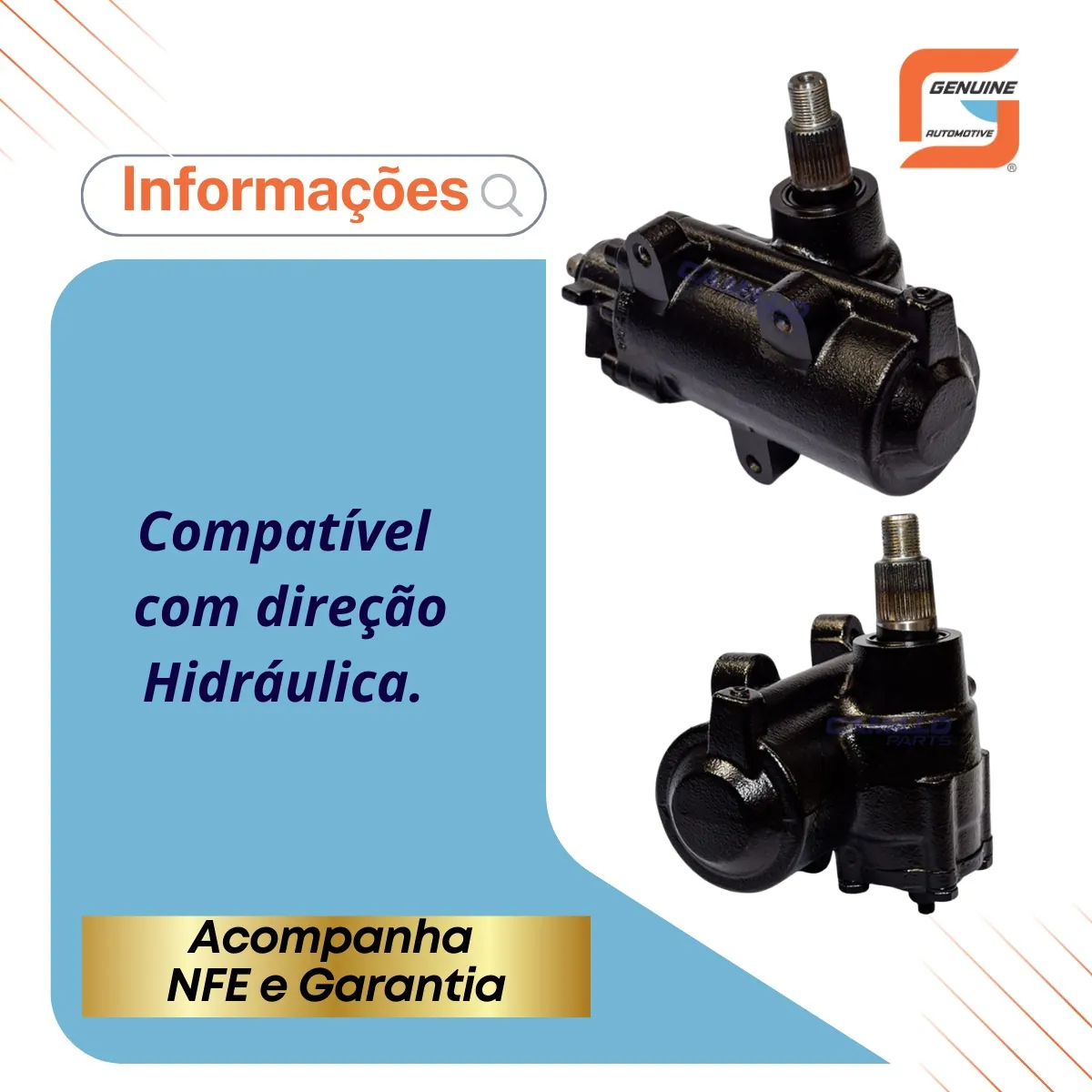 Caixa Setor Direção Hidráulica F250 F350 F4000 1998 a 2008