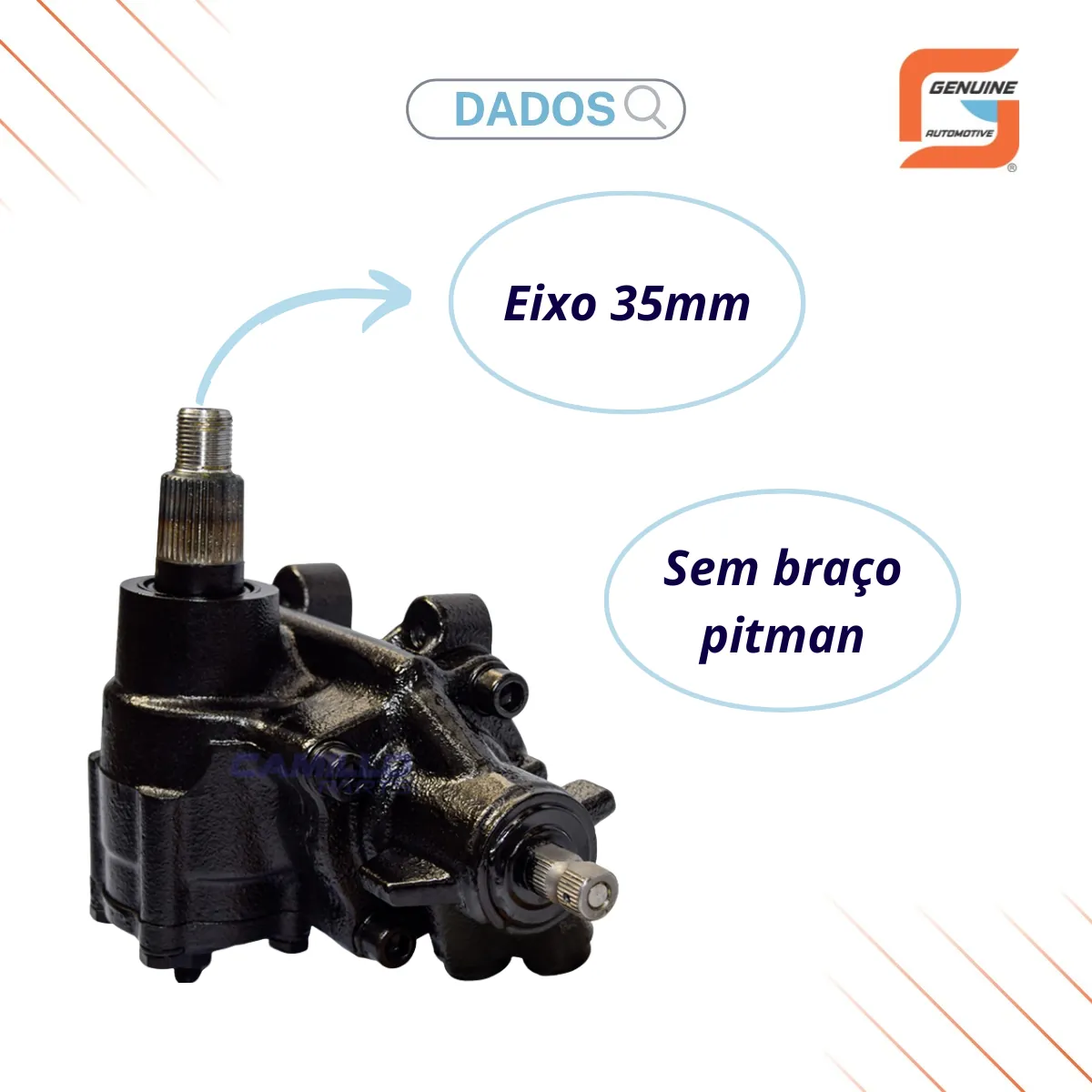 Caixa Setor Direção Hidráulica F250 F350 F4000 1998 a 2008