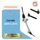 Caixa Setor Direção Elétrica Corolla 2008 a 2019 Completa