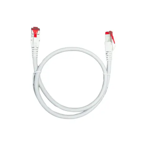 Patch Cord - S/FTP Cat. 6A Blindado - LSZH - R&M - 0,5m - Cinza
