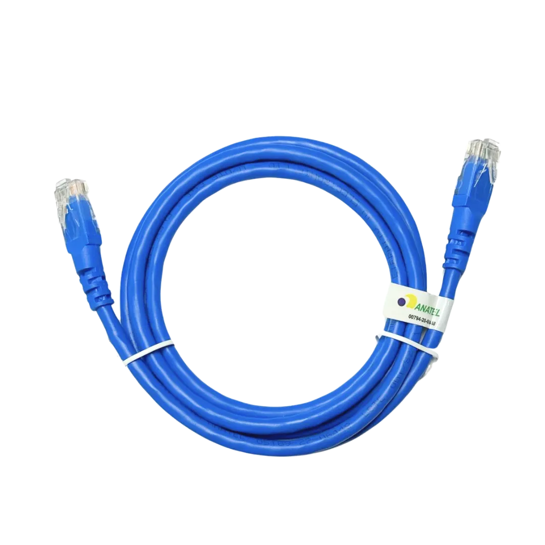 Patch Cord - UTP - LSZH - Cat.6 - Fconn - 1,5m - Azul