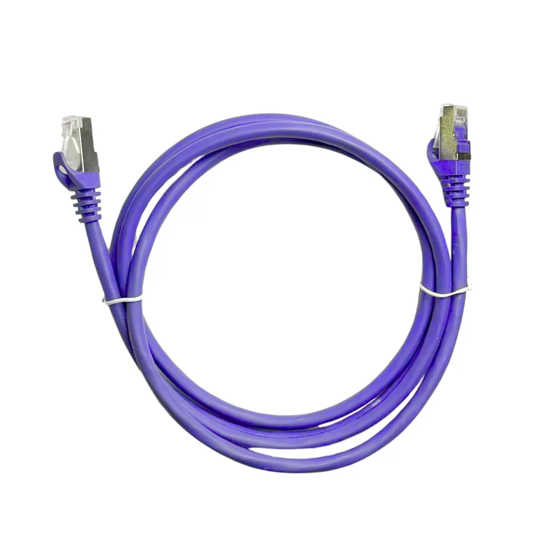 Patch Cord Blindado Cat.6A FTP LSZH - Fconn - 1,5m - Roxo
