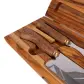 Faca Fazendeira 9 Pol. + Garfo multiuso + Estojo em madeira Teca