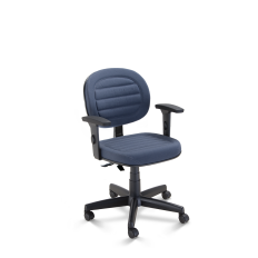 Cavaletti StartPlus - Executiva Giratória / Sistema Reclinador de Encosto / Braço SL New PU / Base Aço com Capa