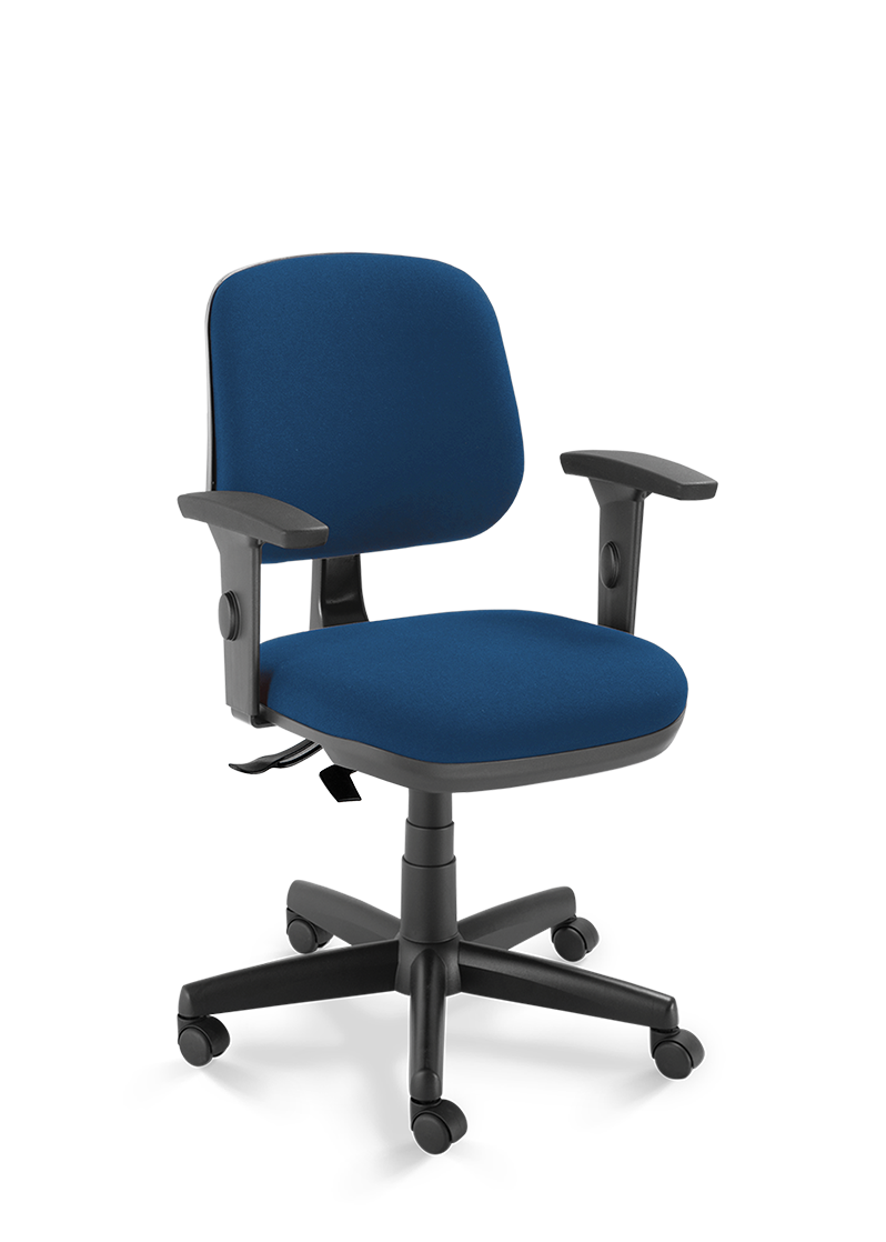 Cavaletti Start - Executiva Giratória / Sistema de Reclinação do Encosto / Braço SL New PU / Base Aço com Capa