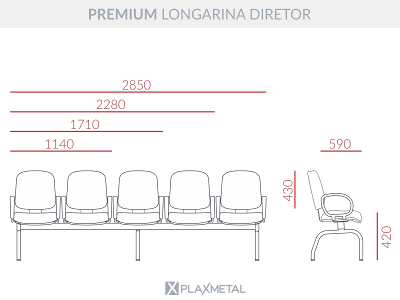 Longarina Diretor Premium