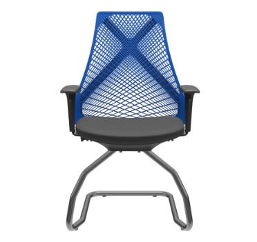 Bix Aproximação Tela Azul / Bases Preta / Apoios de braço Regulável