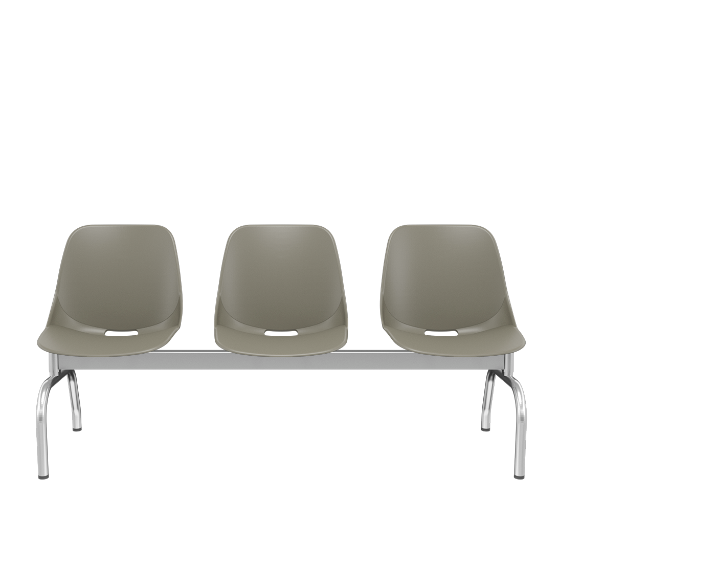 Longarina Quick 3 Lugares PLAXMETAL