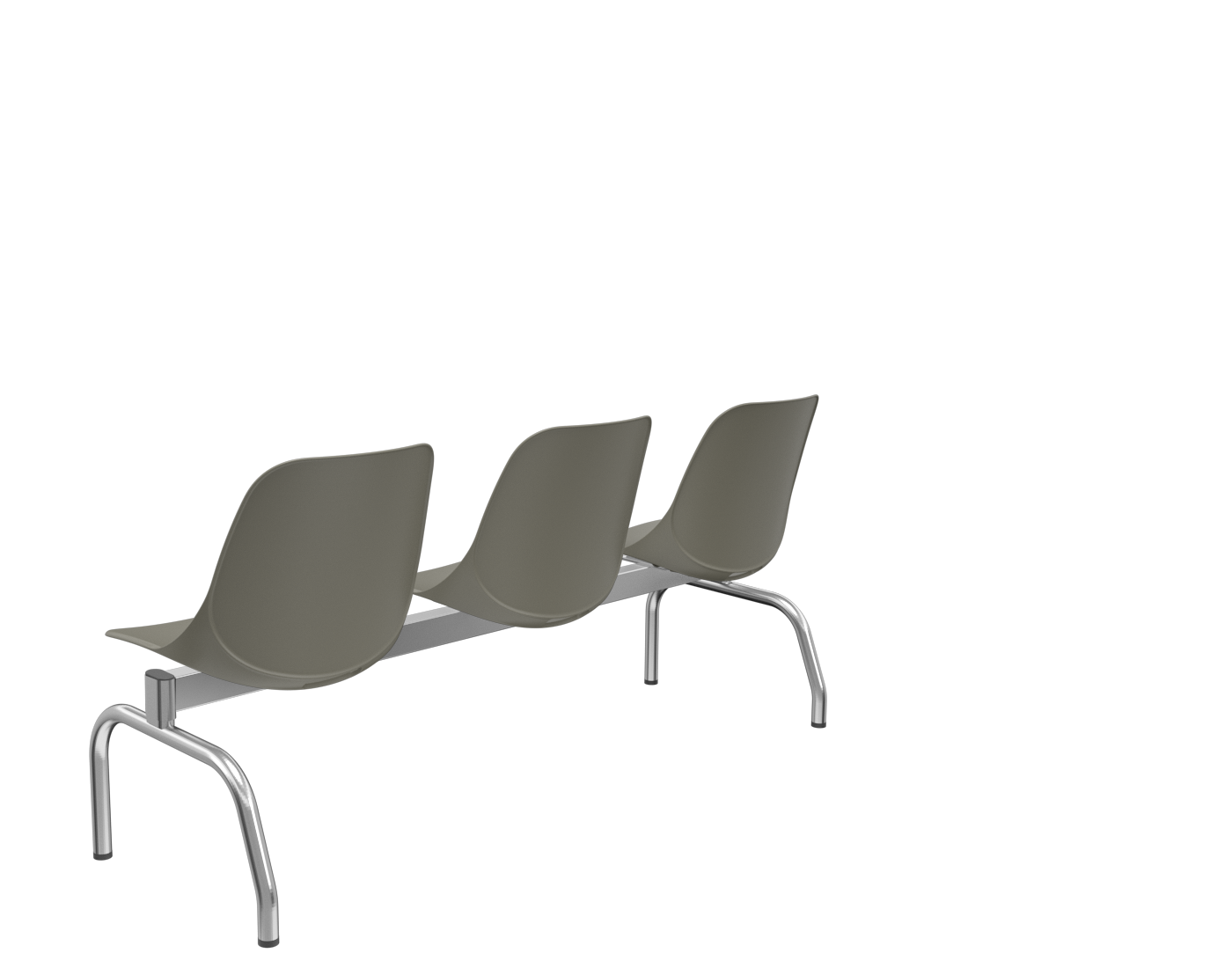 Longarina Quick 3 Lugares PLAXMETAL