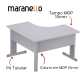 Mesa Escritório Angular 1200x1200mm MARANELLO M15