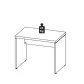 MESA RETANGULAR PÉ PAINEL 1200 x 600 MLG PRETO