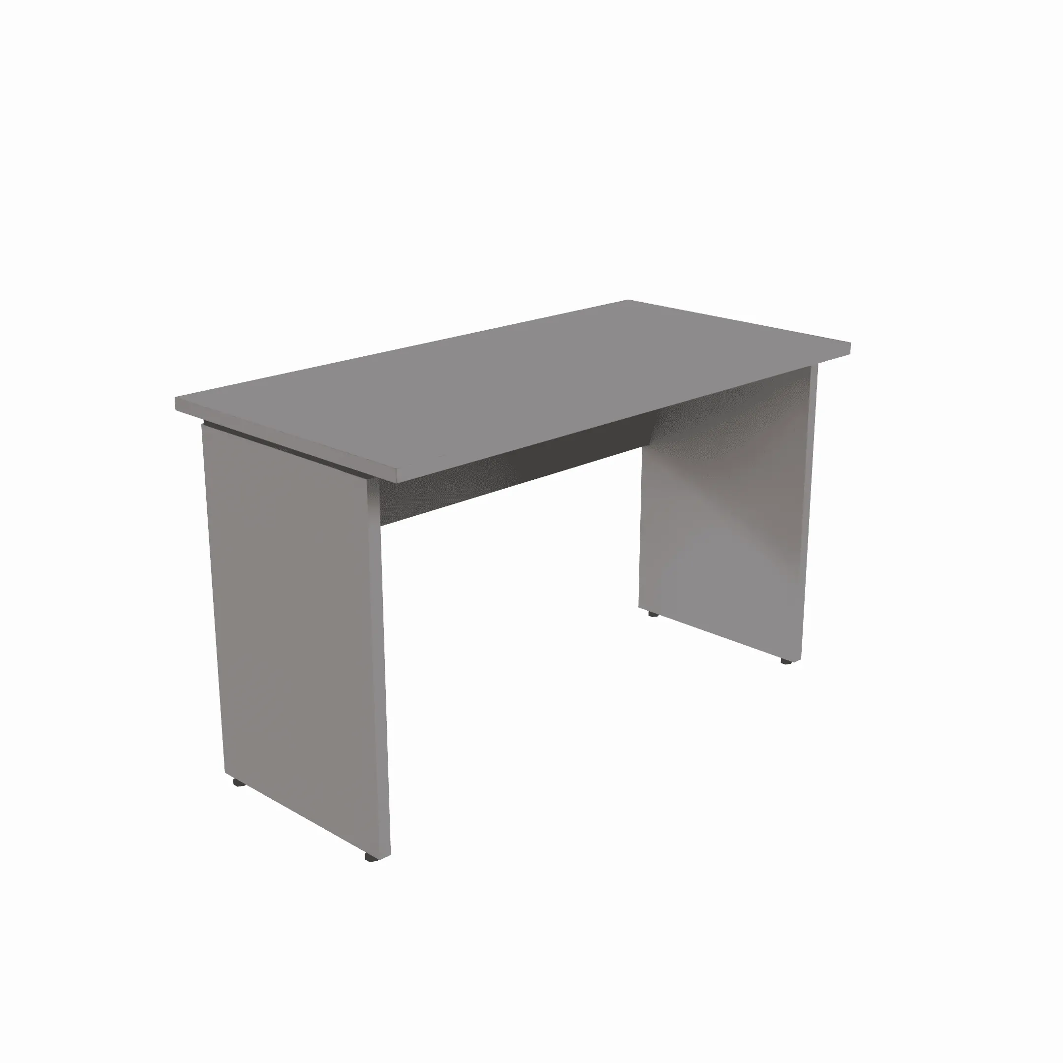 MESA RETANGULAR PÉ PAINEL 1500 X 600 CINZA