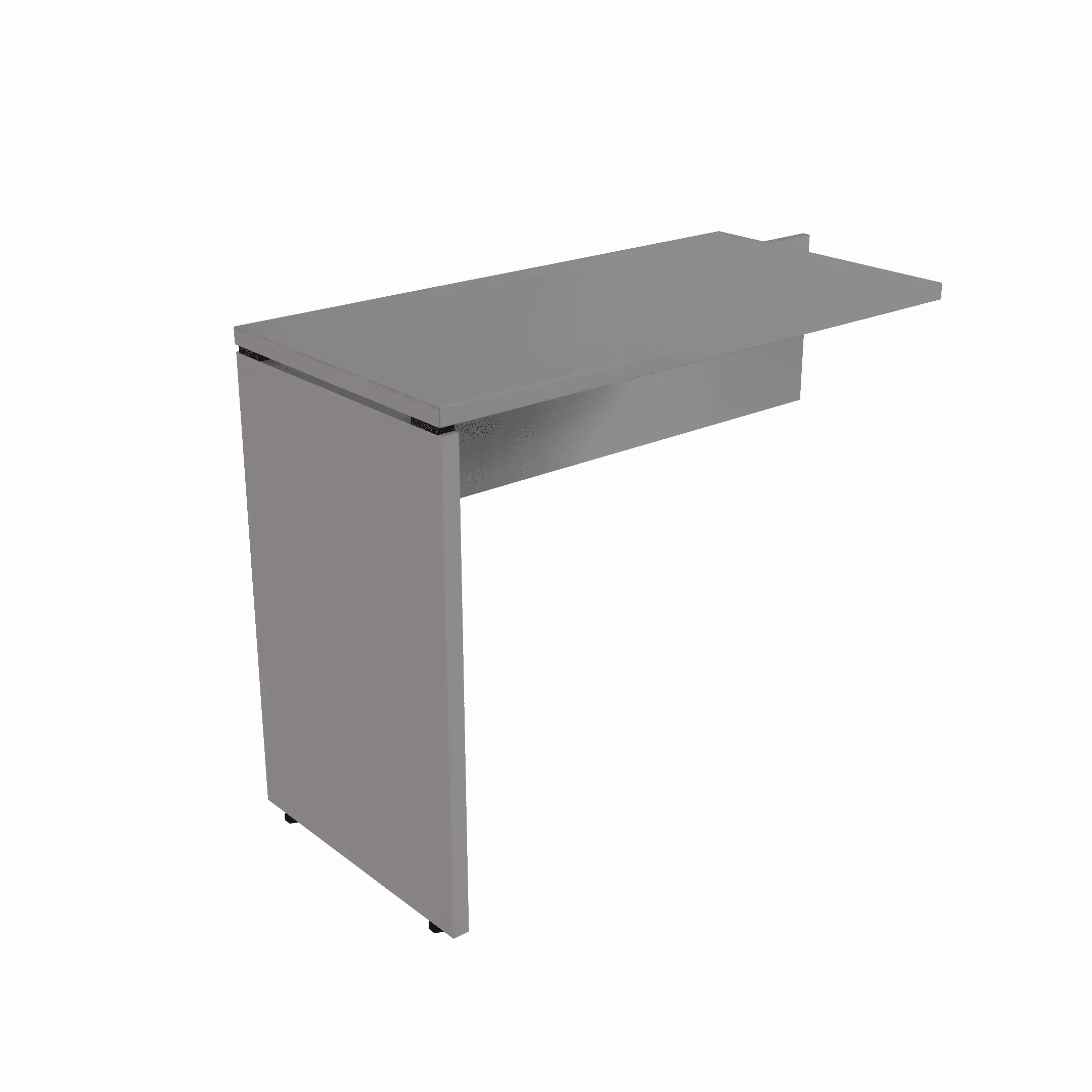 MESA AUXILIAR DINÂMICA PÉ PAINEL 900 X 450 CINZA