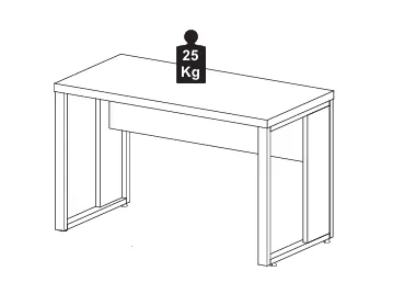 MESA RETANGULAR PÉ QUADRO 1500 X 600 CNZ CINZA ALU