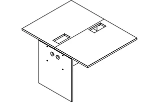 PLATAFORMA DUPLA ACOPLAR PÉ PAINEL 1200 X 1200 MLG PRE 