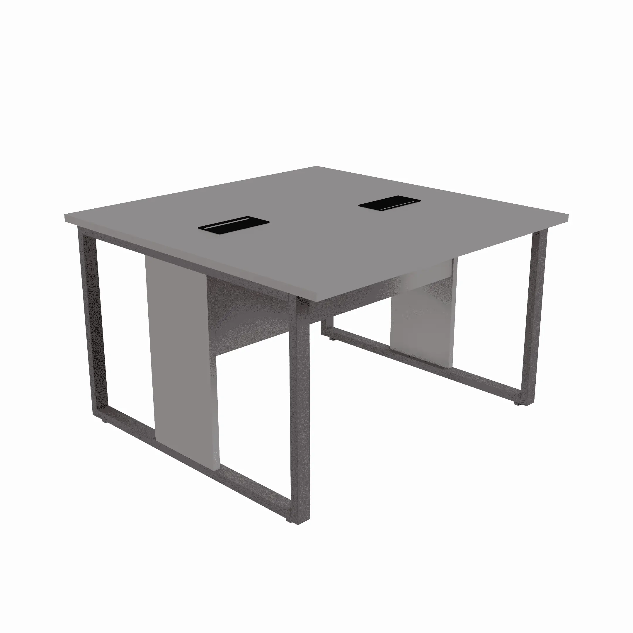 PLATAFORMA DUPLA PÉ QUADRO 1200 X 1200 CINZA ALU