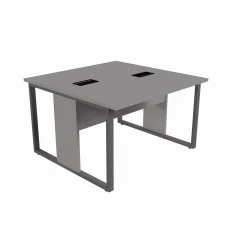 PLATAFORMA DUPLA PÉ QUADRO 1200 X 1200 CINZA ALU 