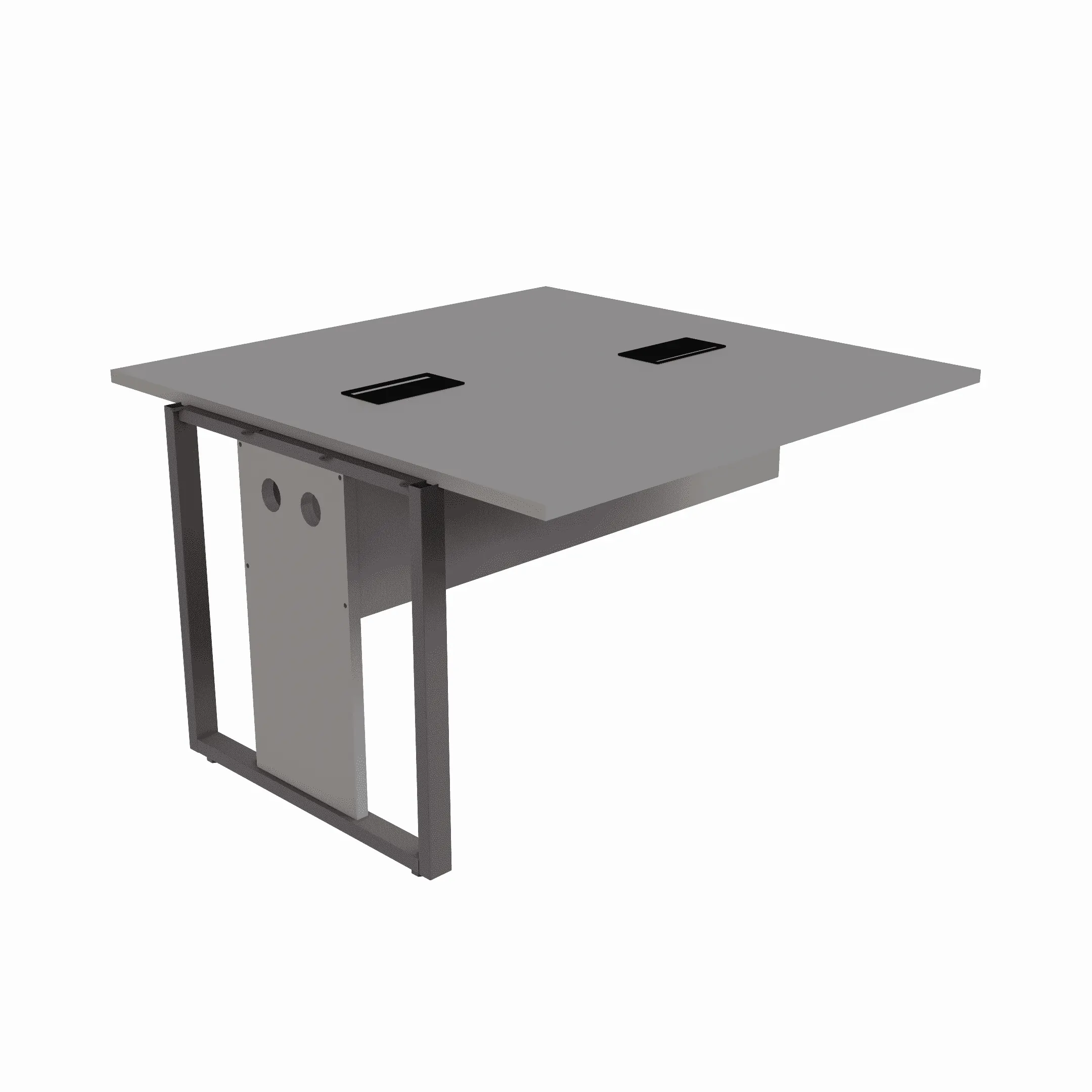 PLATAFORMA DUPLA ACOPLAR PÉ QUADRO 1200 X 1200 CINZA ALU