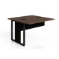 PLATAFORMA DUPLA ACOPLAR PÉ QUADRO 1200 X 1200 MLG PRETO PRE