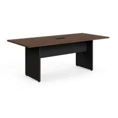 MESA DE REUNIÃO RETANGULAR PÉ PAINEL 2000 X 900 MLG PRETO