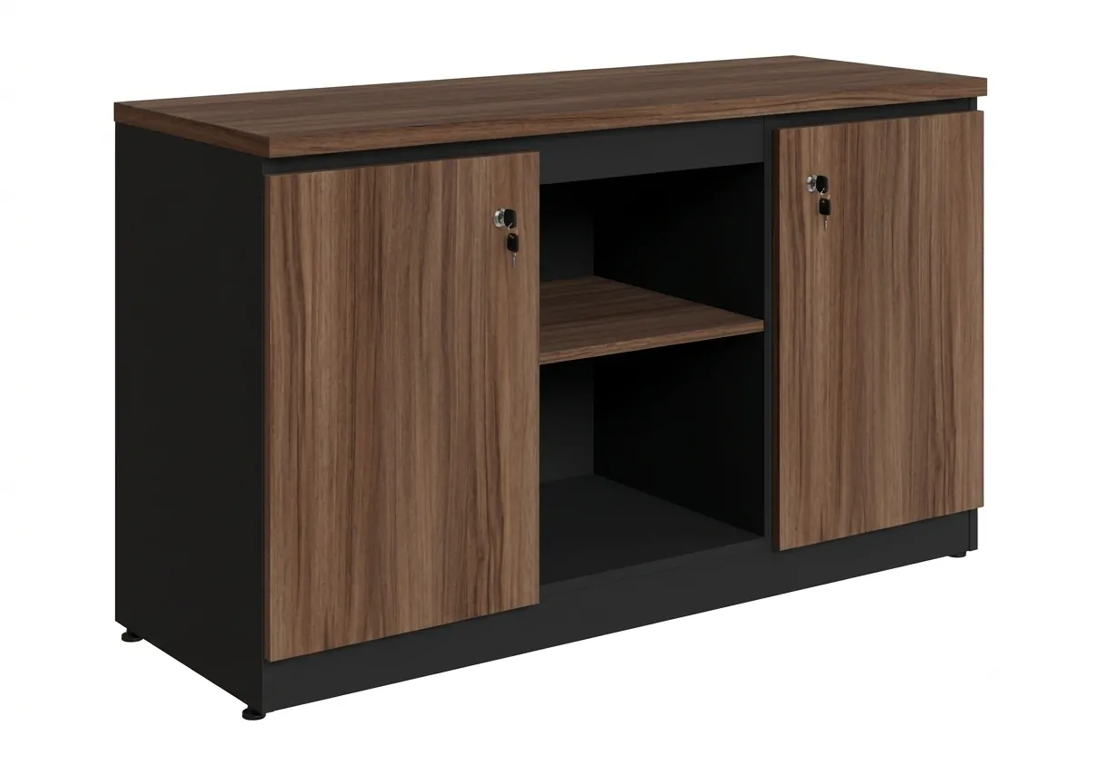 ARMÁRIO BAIXO CREDENZA 1200 X 450 CINZA