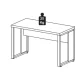MESA RETANGULAR PÉ QUADRO 1200 X 600 MLG PRETO