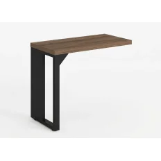 MESA AUXILIAR PÉ QUADRO 900 X 450 MLG PRETO 
