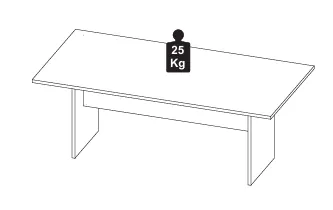 MESA REUNIÃO RETANGULAR PÉ PAINEL 2000 X 900 CINZA