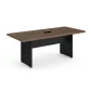 MESA REUNIÃO RETANGULAR PÉ PAINEL 2000 X 900 CINZA