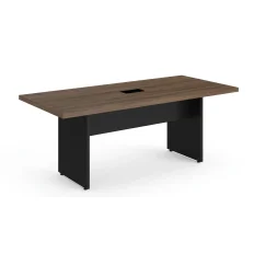 MESA REUNIÃO RETANGULAR PÉ PAINEL 2000 X 900 CINZA
