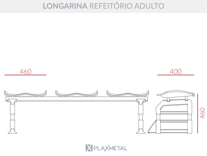 Longarina Refeitório Adulto