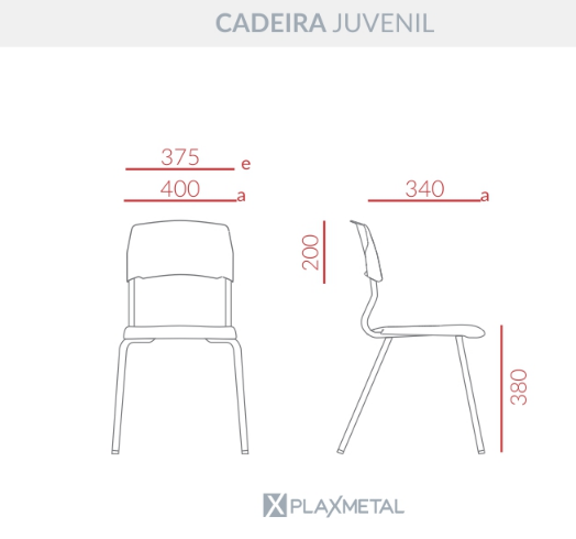 Cadeira Eloplax Juvenil