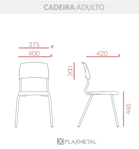 Cadeira Eloplax Adulto