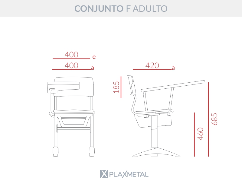 Prancheta Lateral Conjunto G Juvenil
