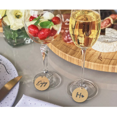 Marcadores de Taças Personalizados Desejos