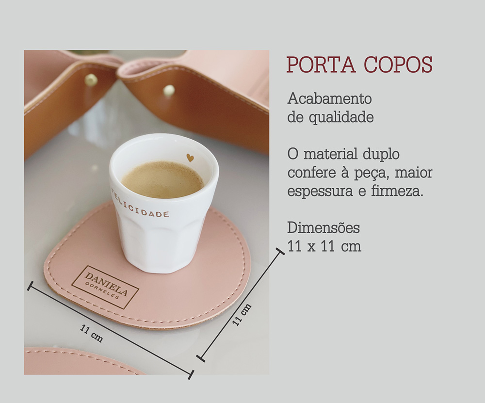 Porta Copos Personalizado 06 unidades